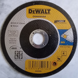 DeWalt DW8751 Metal Cutting-Notching Wheel 4-1/2\" X 5/8\"-11 - 10 Pak